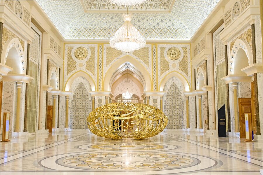 Qasr Al Watan Presidential Palace in Abu Dhabi