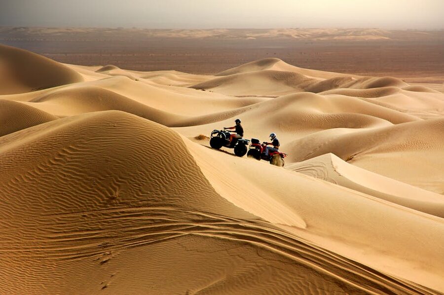 Quad biking Merzouga desert dunes