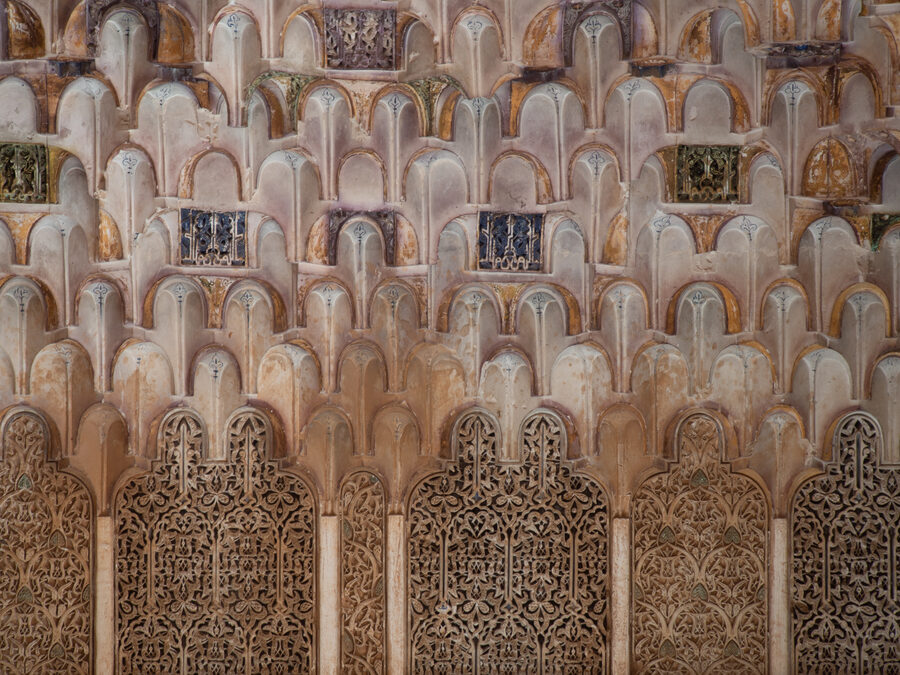 Detail of Saadian Tombs Marrakech