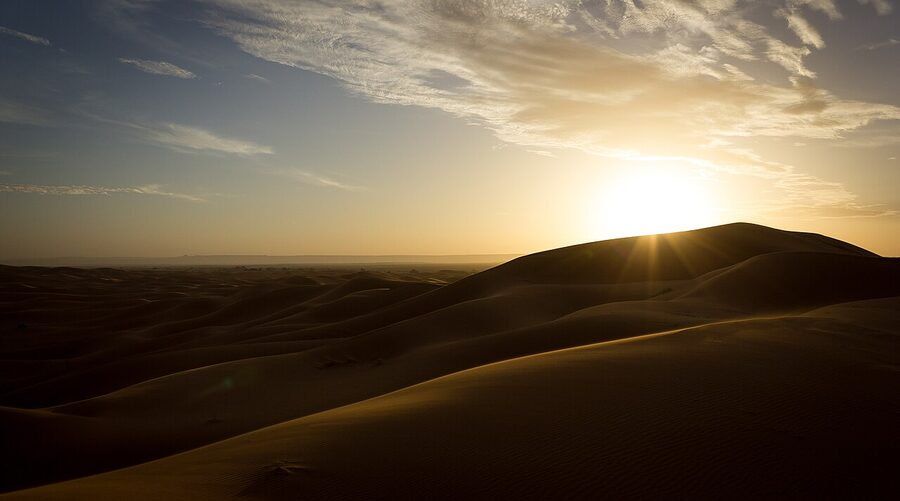 Sunrise in Erg Chebbi