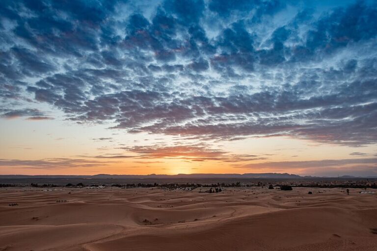 Erg Chebbi at sunset