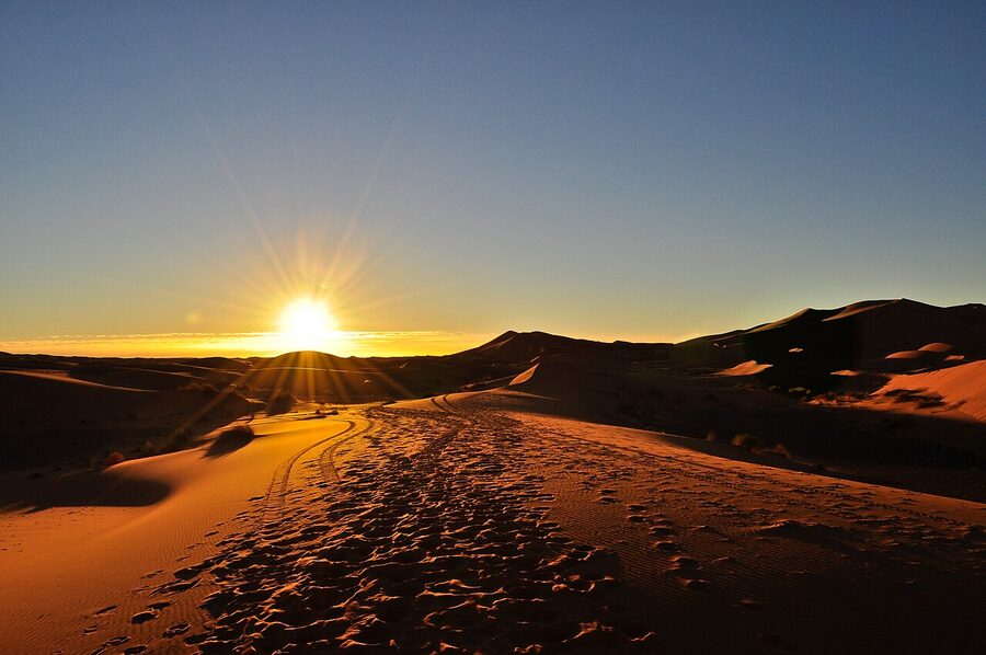 Erg Chebbi Morocco dune sea