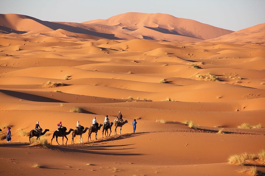 Merzouga Sahara landscape