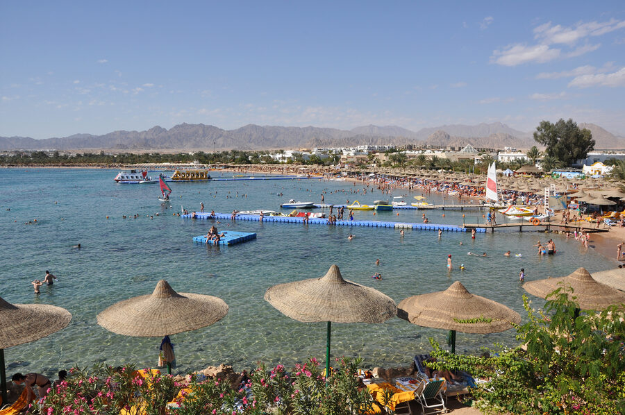 Panorama of Naama Bay Sharm