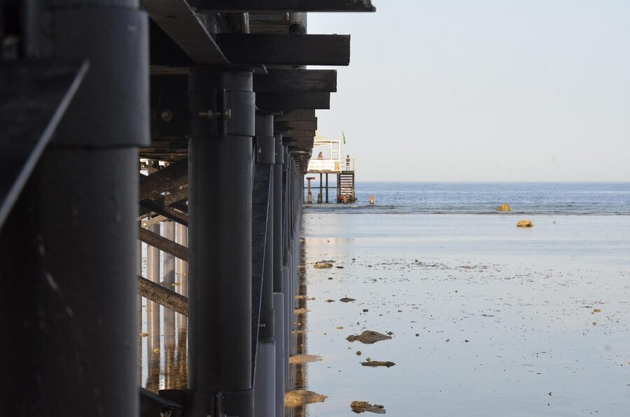 Pier and pontoon at Sharm el Sheikh