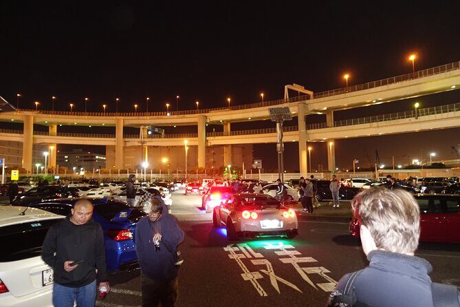 Tokyo: Daikoku Car Meetup & Night City Tour with Local Guide - The Itinerary in Detail