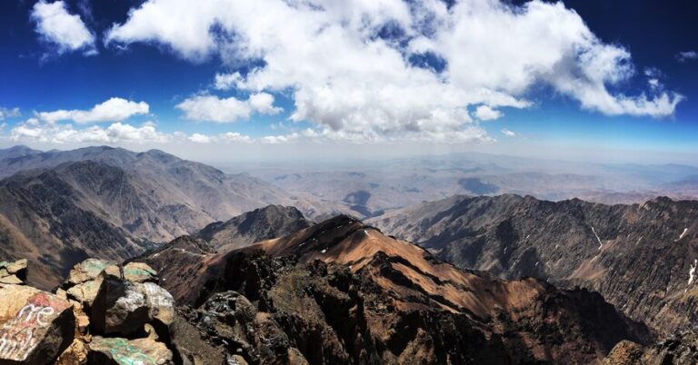 At the peak of Toubkal 4167m