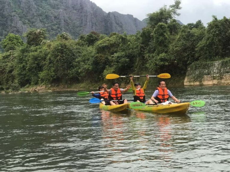 Vang Vieng: Zipline, Cave Tube, Trek, Kayak and Blue Lagoon - The Value of the Tour