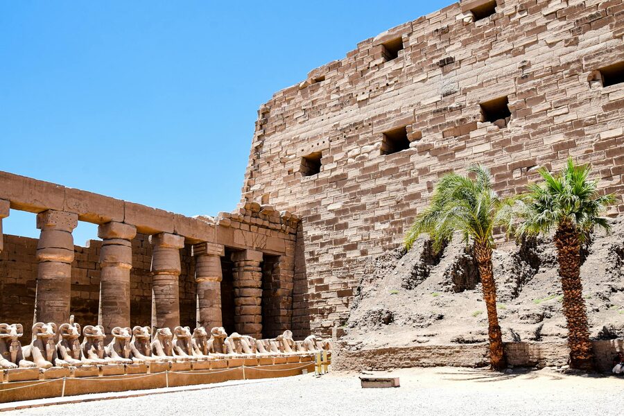 Karnak Temple Complex pillars