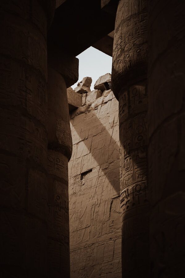 Ancient Karnak Temple ruins
