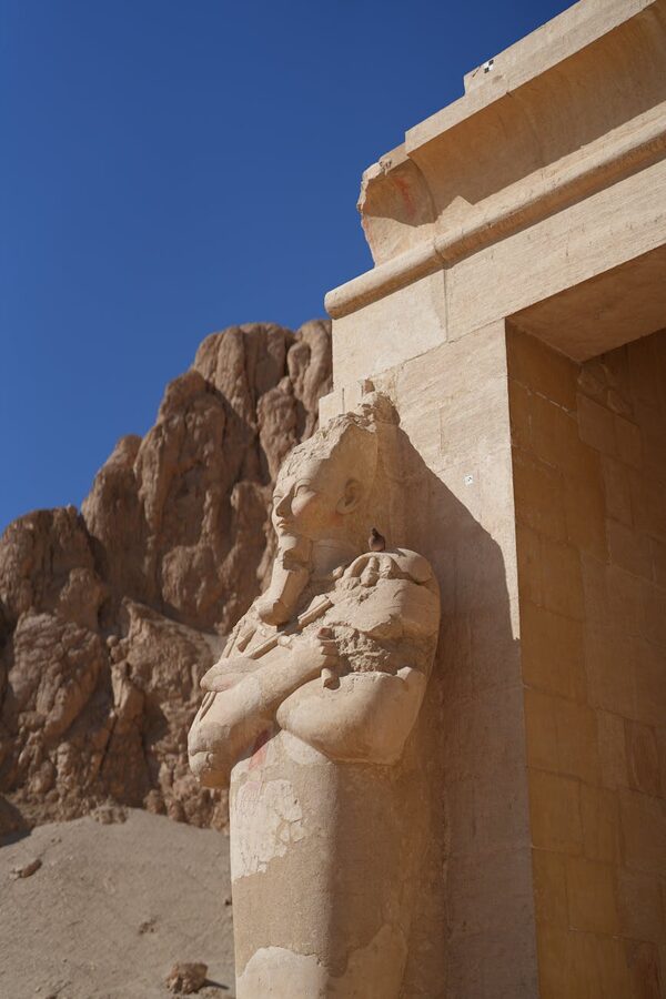 Statue from ancient Egypt at Luxor Temple