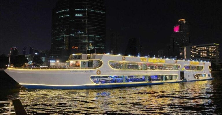 Bangkok: Viva Alangka Chao Phraya Dinner Cruise - What to Expect on the Cruise