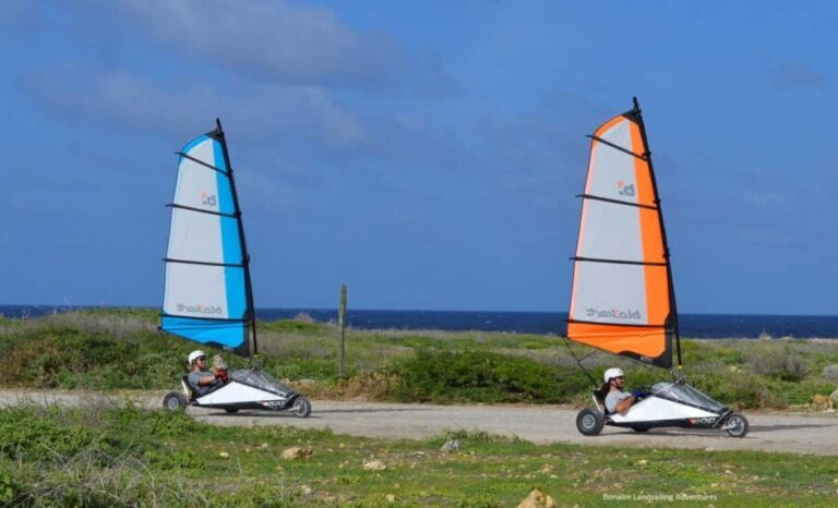 Blokart Landsailing on the shores of the Caribbean Bonaire - What to Expect from the Landsailing Experience