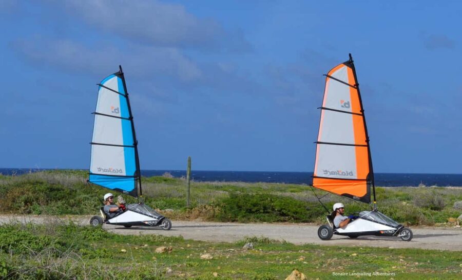 Blokart Landsailing on the shores of the Caribbean Bonaire - What to Expect from the Landsailing Experience