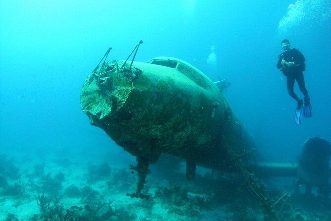 Boat Dive Shipwreck/ Airplanes/ Reef /2 tanks - Detailed Breakdown of the Dive Sites