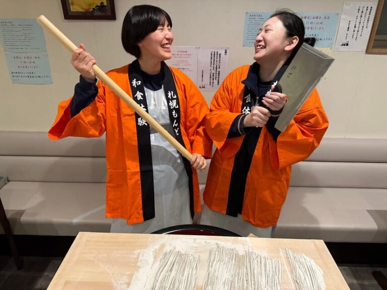 Japanese buckwheat noodle making experience in Sapporo,japan - An In-Depth Look at the Soba-Making Experience