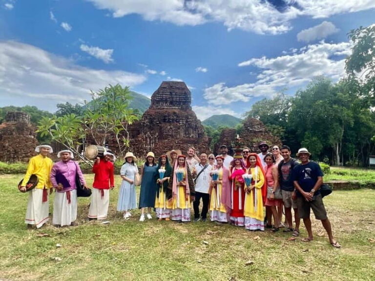 MY SON SANCTUARY - RICE PAPER MAKING DELUXE TOUR FROM DANANG - Traditional Apsara Dance Performance