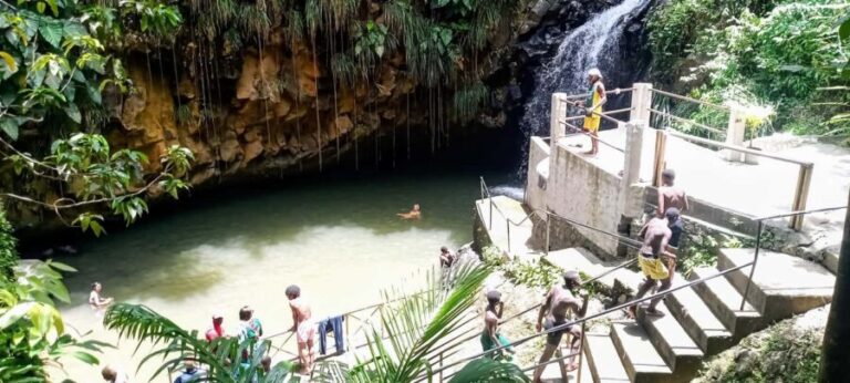 Shared Tour: Annandale Waterfall, Fort & Beach Escape - Starting Point and Transport