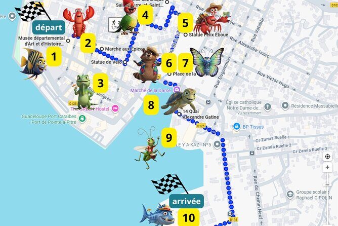 Visit Pointe-à-Pitre with a fun and fun track game! - Itinerary and Highlights