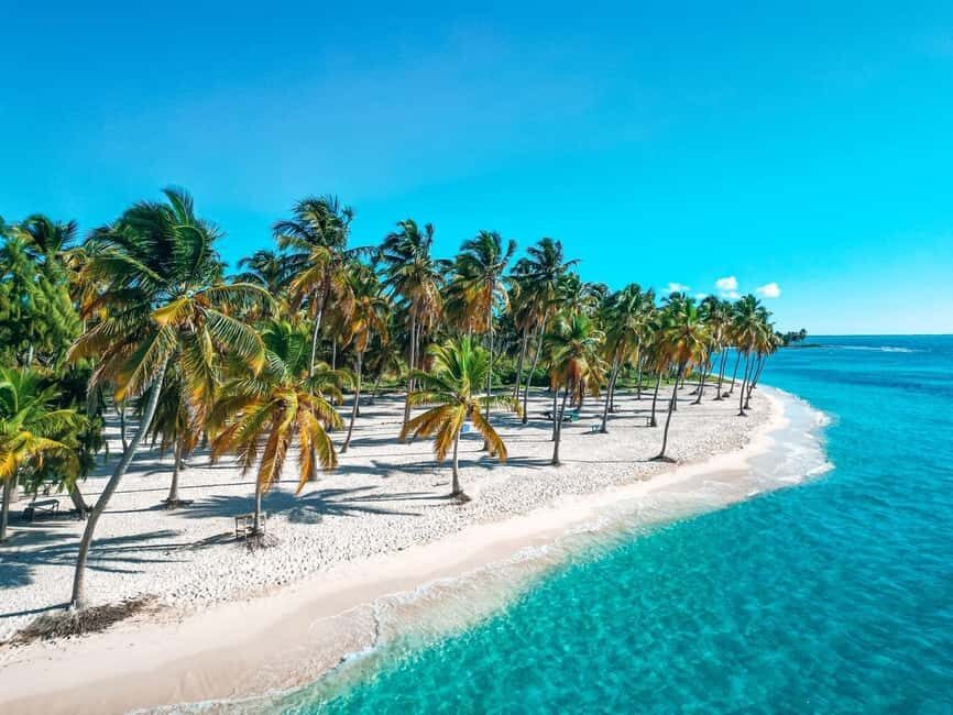 Bayahibe: Saona Island Catamaran Cruise with Natural Pool - The Arrival at Saona Island: White Sand and Coconut Palms