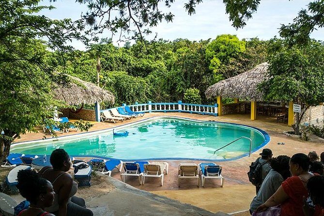 Blue Hole Mineral Spring and Rick's Cafe - Stop 1: Blue Hole Mineral Spring