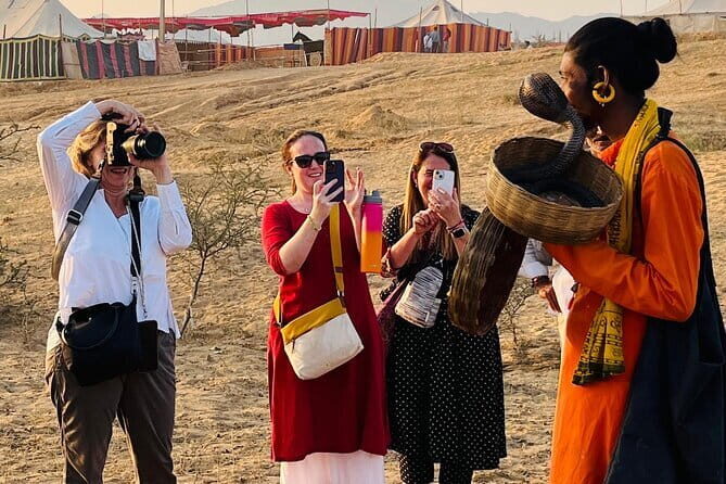 Camel Desert Safari with Sunset -The Pushkar Route - The Desert Dunes and Scenic Views