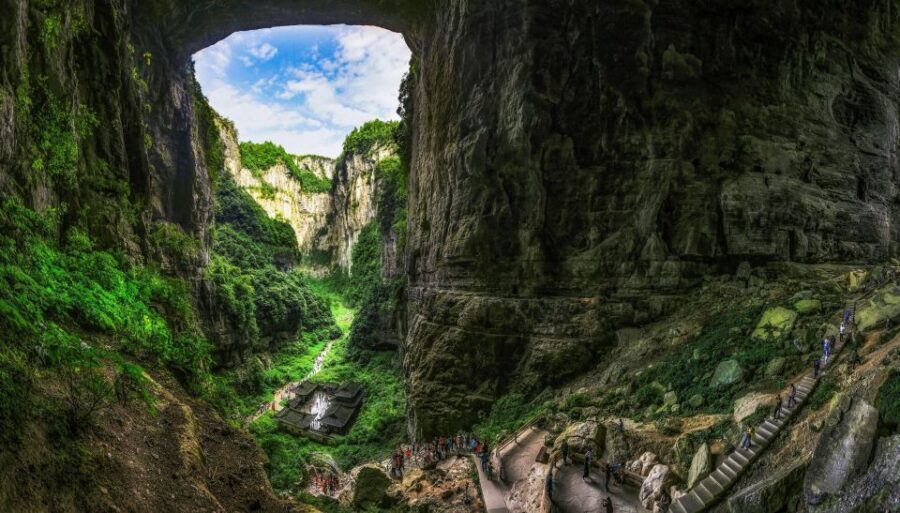 Chongqing: Private Day Tour to Wulong Karst Geological Park - Visiting the Three Natural Bridges