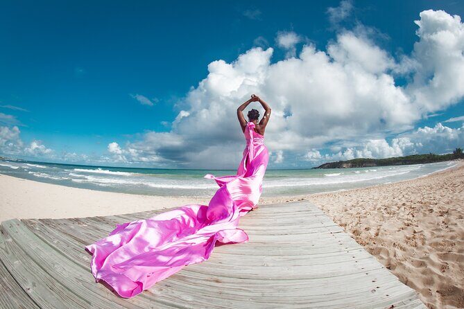 Flying Dress Photoshoot (2 Dresses)  Punta Cana  Photographer - What to Expect from the Punta Cana Flying Dress Photoshoot