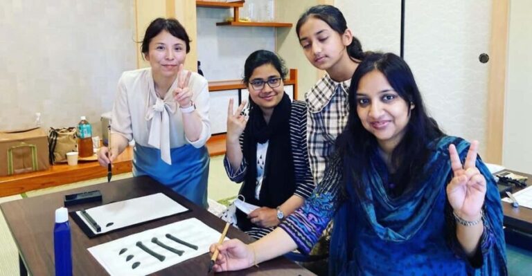 Japanese Calligraphy or Karate Experience in Kagoshima - Discovering the Art of Japanese Calligraphy