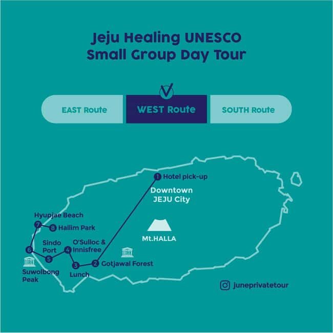 Jeju West: Small Group Healing Tour w/Caves & Dolphins - The Itinerary in Detail
