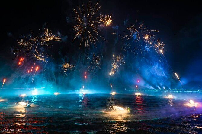 Romantic Dinner with Fireworks, Symphony & Kiss of the Sea Show - Detailed Breakdown of the Itinerary