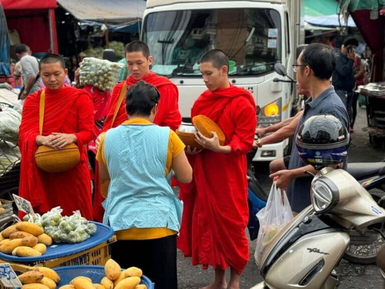 Walk With Monks Collecting Alms - The Actual Itinerary in Detail