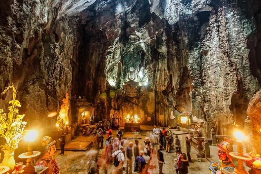 Da Nang : Marble Mountains, Monkey Mountain, and Am Phu Cave - The Marble Mountains: Limestone Marvels