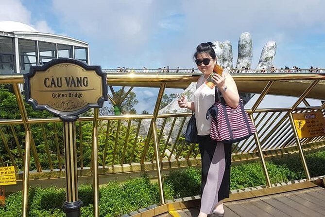 GOLDEN BRIDGE & BA NA HILL in Early moring to Avoid Crowds from DA NANG or HOIAN - The Golden Bridge: A Must-See Photo Spot
