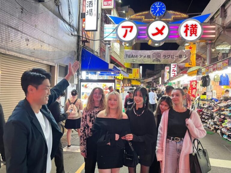 Japanese Food Experience Night Tour in Ueno - Carefully Selected Restaurants and Food Highlights