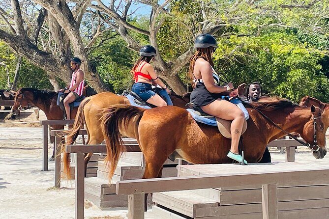 OCEAN HORSE-BACK RIDING & BAMBOO RAFTING + Limestone MASSAGE - Whats Included and Whats Not