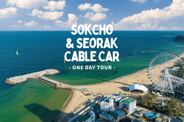 Seoul: Sokcho beach, market, hot spring and Seorak Cable Car - Itinerary Breakdown: Each Stop in Detail