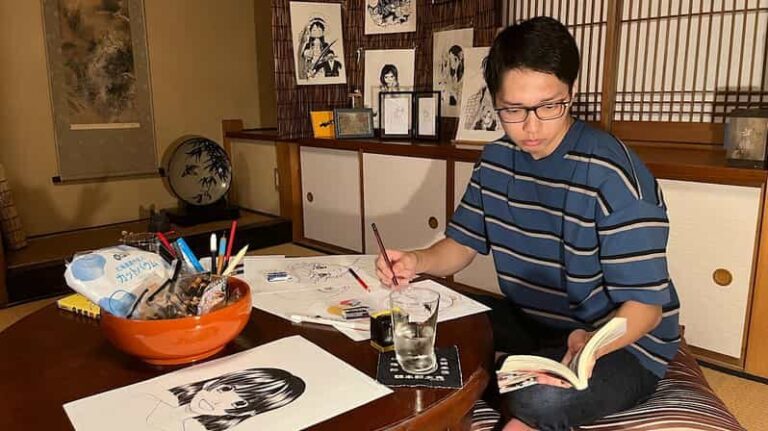 Yokohama Manga Art & Japanese Cooking Experience - The Manga Illustration Session