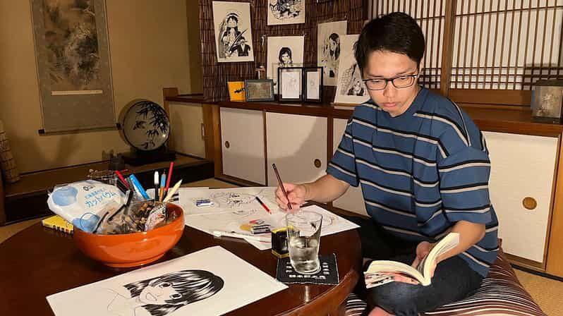 Yokohama Manga Art & Japanese Cooking Experience - The Manga Illustration Session